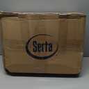 Serta Hotel Collection Bed Pillows King Size Set of 2, 400 Thread Count 100% Cotton Cover, Medium Support Gusseted Down Alternative Pillow for Back, Stomach or Side Sleepers, 18" x 34", White