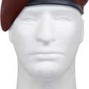 Rothco Pre-Shaved Inspection Ready Beret - Rugged Wool Hat - Ready for Duty (7 3/4, Maroon)