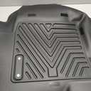 YITAMOTOR Floor Mats for 2019-2026 Chevrolet Silverado/GMC Sierra 1500 & 2020-2026 Chevy Silverado/GMC Sierra 2500HD/3500HD Crew Cab With Underseat Storage Box Bucket Seat, 1st & 2nd Row, Black