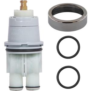 RP46074 Shower Cartridge Assembly Compatible For Shower and Tub 13/14 Series Faucet, Single-handle Universal Valve Cartridge Repair Assembly, Include RP22734 Bonnet Nut Replacement