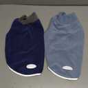 cyeollo 2 Pack Fleece Dog Sweater Pullover Dog Sweatshirt Reflective Lightweight Sweaters Pet Clothes for Small Dogs Boy Girl Pet Apparel, Blue & Mist Blue M