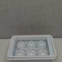 WIBIMEN Large Ice Cube Molds, Big Round Whiskey Ice Cube Trays for Freezer, Easy to Fill & Release, Whiskey Bourbon Cocktail(1.9In*6 Balls- Blue/2 Pack)