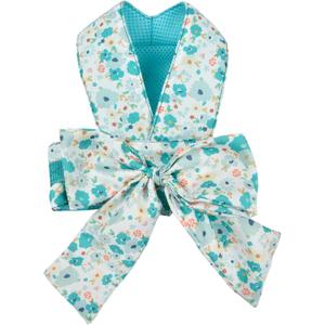 Pinkaholic New York Amabel Dog Harness Flower Pattern Fashionable Cute Spring Summer Harness for Small Dogs, Aqua, Small