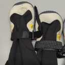 Dog Shoes for Large Small Medium Dogs, Dog Snow Boots Winter, Dog Booties and Paw Protectors to Prevent Licking, Anti-Slip Dog Shoes with Reflective for Hot Pavement,Hardwood Floors, Hiking (Size 7) (Size 7 (For Width 2.6"-2.8"), Thin wool-Black)