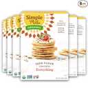 Simple Mills Organic Seed Crackers, Everything - Gluten Free, Vegan, Healthy Snacks, Paleo Friendly, 4.25 Ounce (Pack of 6)