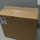 3 Gallon Slim Small Bathroom Trash Can with Lid, White Dog Proof Garbage Can with Air-Press Bag Expander & Removable Bucket, Narrow Bathroom Waste Basket for Bedroom, Office, Dorm