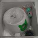 Automatic Dog Ball Launcher Dog Fetch Machine for Small to Medium Sized Dogs,3 Launch Distances, Ball Launcher for Dogs with 6 Latex Balls, Dual Power Supply, Ball Thrower for Dogs