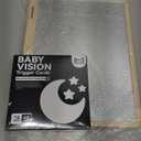 IEATFO Tummy Time Play Set Adjustable Angle, DoubleSided Design, Montessori Tummy Time Toys Large Baby Safe Mirror and Card Display Stand with Black and White High Contrast Baby Cards