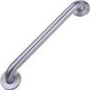 Amazon Basics Bathroom Handicap Safety Grab Bar, 16 Inch Length, 1.25 Inch Diameter, Holds up to 500LBs, ADA Compliant, Stainless Steel
