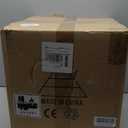 Mr.Go 14-Inch Color Changing LED Cube Light Stool, Glow Cube Seat for Kids, Modern LED Light Side Table, 16 RGB Colors Mood Lighting, Ideal for Home Garden Patio Bar Pool Party Decorative Lighting