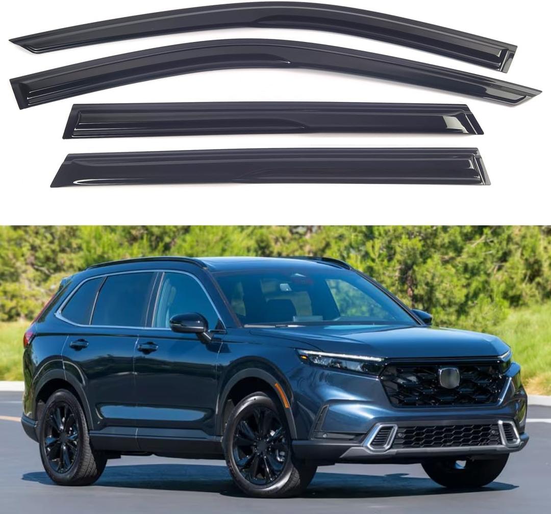 Window Visors Compatible with 2023-2024 Honda CRVRain Guards Sun Shields Window DeflectorTape-On Style4PCS