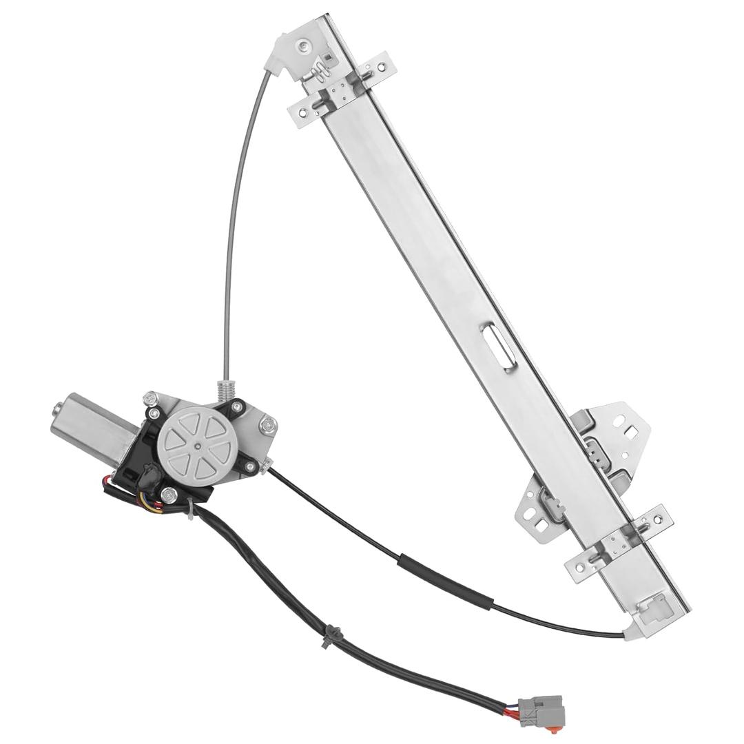 Obaee 748-130 Front Right Passenger Side Power Window Regulator with Motor Compatible with Honda Pilot 2003 2004 2005 2006 2007 2008, Replace OE 72210-S9V-A01, 72210-S9V-A02, (2 Pins)