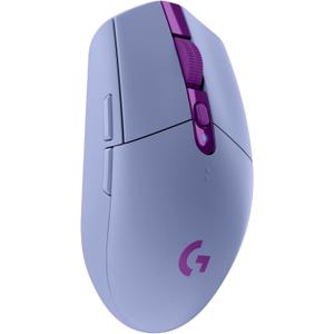 Logitech G305 Lightspeed Wireless Gaming Mouse, Hero 12K Sensor, 12,000 DPI, Lightweight, 6 Programmable Buttons, 250h Battery Life, On-Board Memory, PC/Mac - Lilac