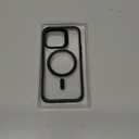 TORRAS Stronger Magnetic for iPhone 14 Pro Case, 12 FT Military Grade Drop Tested, Compatible with MagSafe, Slim Protective Silicone for iPhone 14 Pro Phone Case, Translucent Back/Black Edge