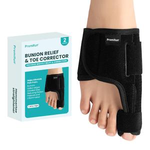 Toe Splint for Broken Toes - Big Toe Splint for Women & Men - Support Brace for Day & Night Use - Bunion Corrector for Pain Relief - 1 Pair Toe Splint for Broken Toes - Big Toe Splint for Women & Men - Support Brace for Day & Night Use - Bunion Corrector for Pain Relief - 1 Pair