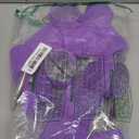 Jumbo Hair Curlers Rollers, 12Pcs Hair Roller Curlers Self Grip Holding Rollers with12 Stainless Steel Duckbill Clips for Long Hair Volume (Purple)