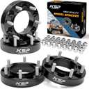 KSP 1.25" Wheel Spacers for Tacoma 6 Lug Wheel,4pcs 6x5.5 Hubcentric Spacer fit for 4runner Tundra Fj Cruiser Sequoia,32mm Forged Spacer with 12x1.5 Stud 106mm Center Bore,6x139.7 Aluminum Tire Spacer (6X5.5-1.25inch, 1995-2023 tacoma)