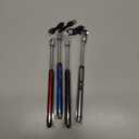 4 Pack Candle Lighter Electric Rechargeable Arc Windproof Lighters Flexible Neck Long Rotate 360 Plasma Lighter USB Flameless Lighters Candles Grill BBQ (Black+red+blue+silver)