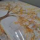 TAIJXAGSG Large Canvas Wall Art Decor Tree Wall Art Pictures For Living Room Art Work For Wall Decor Modern Botanical Wall Art Prints Golden Tree of Life Wall Art Decor Bedroom Office Decor 29" x 58"