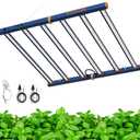 ECOHOM 720W LED Grow Light, Full Spectrum Dimmable Daisy Chain, Pro Bar Style for 5x5ft Grow Tent, Foldable & Hanging Growing Lamp for Indoor Plants Seedlings, Veg and Bloom
