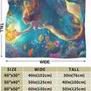 Scales Throw Blanket Soft Cozy Warm Blanket Women Men 60"X50" Throw for Couch Bedroom Home Decor