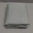 H.VERSAILTEX Linen Curtains with Valance 84 Inch Long 2 Panels Farmhouse Boho Privacy Window Curtains for Living Room Bedroom Ring/Rod Pocket Privacy Light Filtering Drapes, 52x 84 Inch, Heather Sage