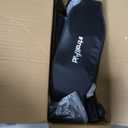 Upright Walkers for Seniors, 450 lb Heavy Duty Stand Up Rollator Walker with Adjustable Soft Sponge Armsupport & Seat, Tall Standing Folding Rolling Walker with 8'' Wheel, Black