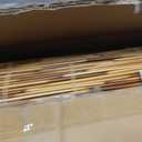 DoubleFill 2 Pcs Bamboo Shades Outdoor Reed Roll Up Blinds 36" W x 72" H Blackout Sunshade Cordless Bamboo Blinds for Home Porch, Patio & Windows Decor Shutters Sunlight Privacy Screen(Carbon Brown)