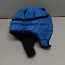 Rugby Helmet Soft Shell Helmets for Flag Football Scrum Cap Soft Helmet for Kids Youth (X-Large, blue)