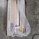 SMARTSTANDARD 36in x 84in Sliding Barn Door with 6.6ft Barn Door Hardware Kit Included, Unfinished Solid Spruce Wood Door, Assembly Required, DIY, Stainable, Natural