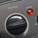 Aikoper Space Heater, 1500W Electric Heaters Indoor Portable with Thermostat, PTC Fast Heating Ceramic Room Small Heater with Heating and Fan Modes for Bedroom, Office and Indoor Use (Black)