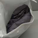 YnM Exclusive Cotton Duvet Cover for Weighted Blankets with 16 Strings (Dark Grey, 60"x 80")