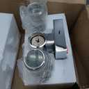 Chrome Vanity Lights, HWH LED Bathroom Lights Over Mirror 11W with Bubble Glass, Modern Wall Sconce Crystal Wall Light Fixtures, 3000K/4000K/5000K Dimmable, 5HW76B-LED CH