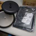 Adjustable Poster Sign Stand Holder,Heavy Duty Snap Open Aluminum Pedestal Floor Standing Sign Holder Vertical and Horizontal View Sign Displayed,Advertising Display Stand (Black, 8.5x11inches)