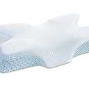 Memory Foam Pillowcase, Pillow Cover for Anvo Contour Pillow - Blue, Queen