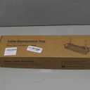 [Upgraded] Under Desk Cable Management Large, Cinati 16" Cable Management Box for Table Thickness up to 3", Wire Cord Organizer with Clamp No Drill, No Damage to Desk (White)