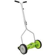 Earthwise hand reel mower, 9 blades, 16 inch