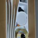 ELEHINSER 52" Modern Ceiling Fan with Lights and Remote Control, 5 Solid Wood Blades 6-Speed Noiseless Reversible DC Motor, Ceiling Fan for Bedroom Dinning Living Room, Gold Finish with White Blade