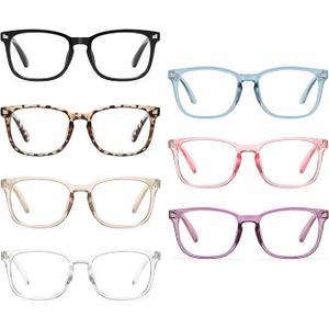 CCVOO Reading Glasses for Women/Men, Eyeglasses, Blue Light Readers for Women/Men, Computer Eye Glasses, Cheaters, Magnification Strength: 2.0 x