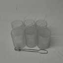 15 oz Clear Hobnail Drinking Glasses with Straws Set of 6, Vintage Glassware Old Fashioned Beverage Glasses, Cocktail Drinking Glassware Set, Kitchen Water Glasses Cup, for Beer, Smoothie, Juice