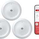 X-Sense Wi-Fi Water Leak Detector Kit, Smart Water Sensor Alarm with App Alerts and Ultra-Slim Design, Water Alarm Leak Detector for Basements, Model SWS0B, 3 Packs