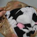 Spooktacular Creations Halloween Cow Costume, Adult Unisex Cow Costume, Animal Hooded Jumpsuit for Halloween Cosplay Party (Small)