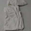 Saloogoe Sweatsuits Women 2 Piece Outfits 2024 Fall Fleece Sweatshirt Sets Zip Up Hoodie Sets Travel Lounge Sets (Medium, Classic White)
