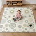 Baby Play Mat,79x71 Play Mat Perfect for Use Baby Playpen,Foldable Playmat