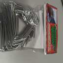 50 Count | for gutters with Perforated or mesh Gutter Guard | Clips | Hangers | to Hang Christmas Lights on gutters with Gutter Guard in Place | Clip | Made in USA