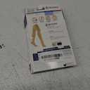 Truform 20-30 mmHg Compression Stockings for Men and Women, Thigh High Length, Dot-Top, Open Toe, Black, X-Large (X-Large (1 Pair))