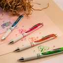 5 x Pentel EnerGel Pearl Deluxe RTX Retractable Liquid Gel Pen, (0.7mm), Black Ink/Blue Ink, 2 Pack (BL77WBP2AC)