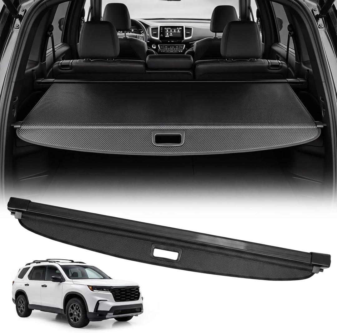 Retractable Cargo Cover for Honda Passport 2026, Rear Trunk Privacy Shade