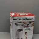 Hamilton Beach 47621 The Scoop Single Serve Coffee Maker & Fast Grounds Brewer for 8-14oz. Cups, Brews in Minutes, Next Gen, White