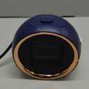 Space Heater for Indoor Use, Portable Electric Heater with 2S Fast Heating & PTC Ceramic, Tip-Over/Overheat Protection, Ultra Quiet Mini Desk Heater for Bedroom, Bathroom, Home Office (Blue)